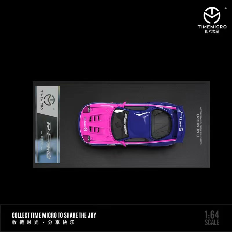 TimeMicro 1:64 Mazda RX-7 RE Amemiya Pink