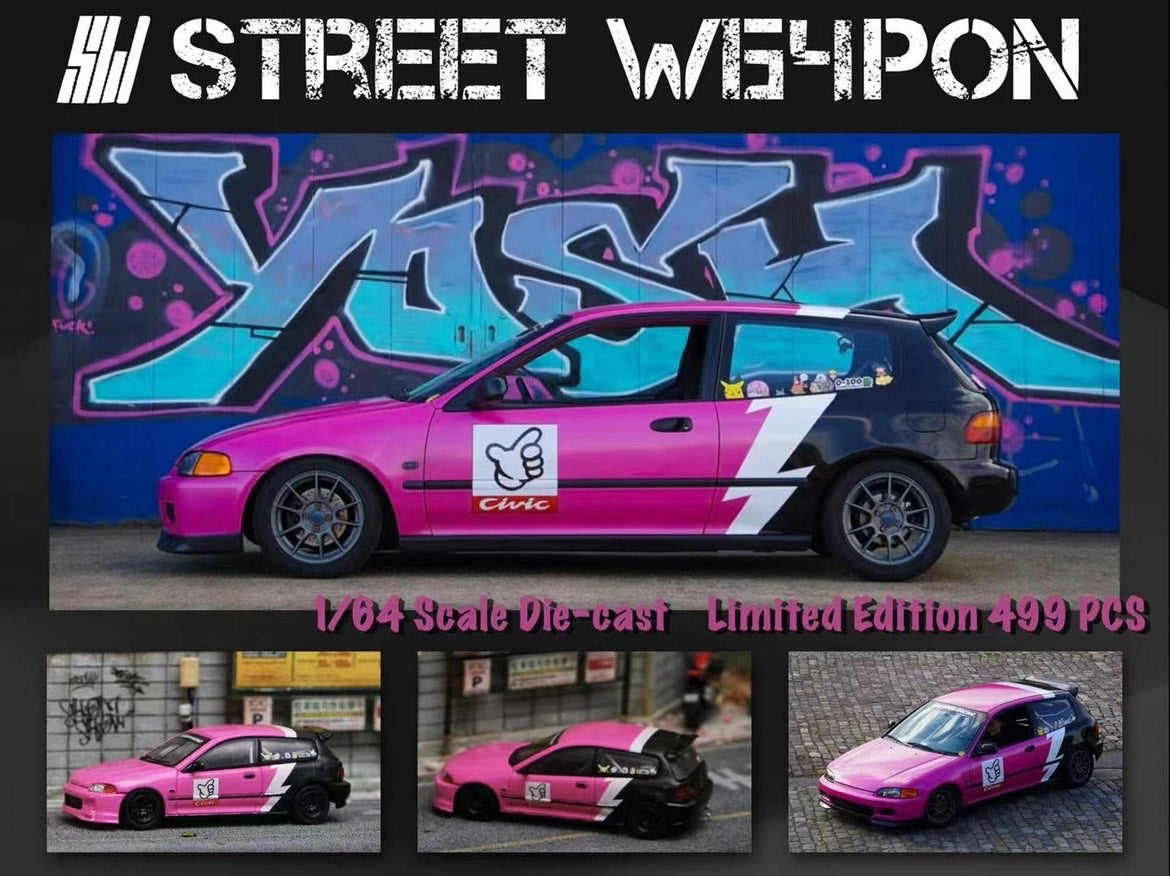 Street Weapon 1:64 Spoon Honda Civic EG6 – Horizon Diecast