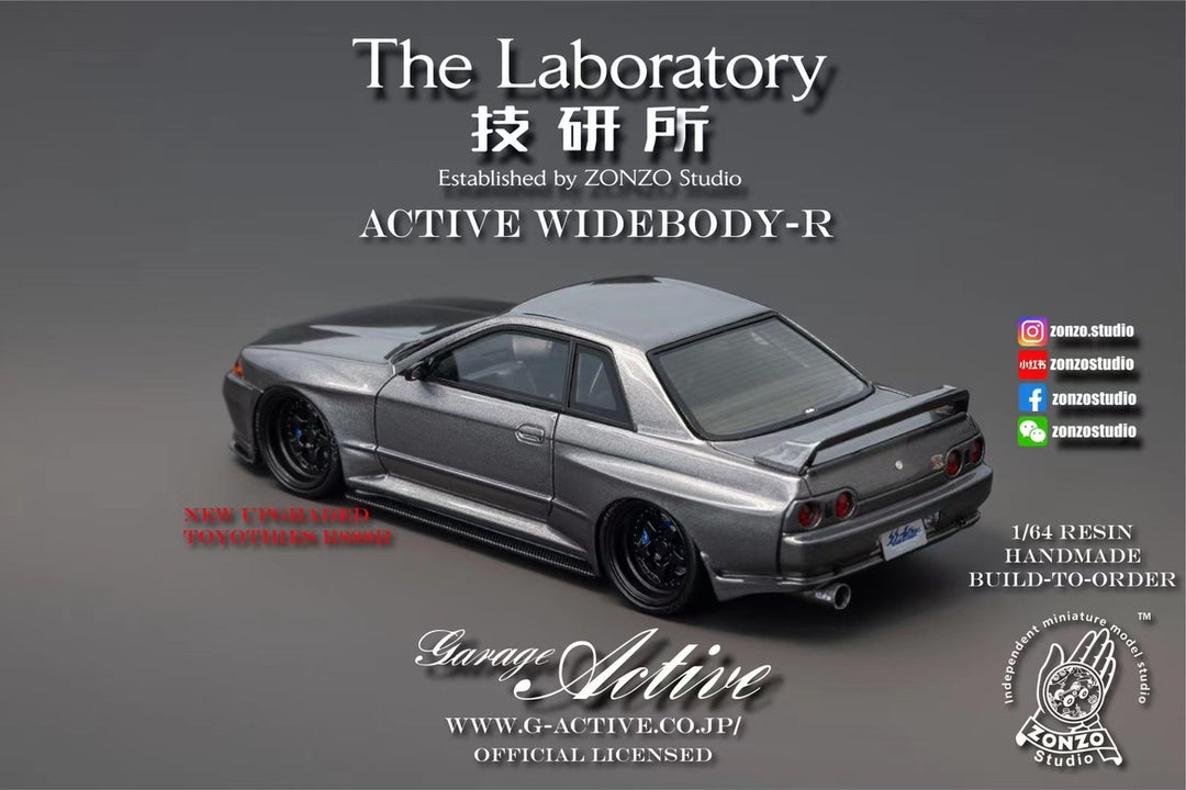 The Laboratory 1:64 Active Widebody-R Nissan Skyline GT-R R32