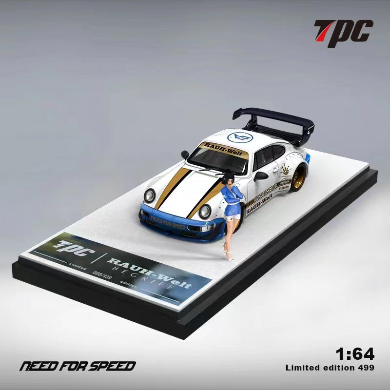 TPC 1:64 RWB Porsche 964 Pearl White Doll Version