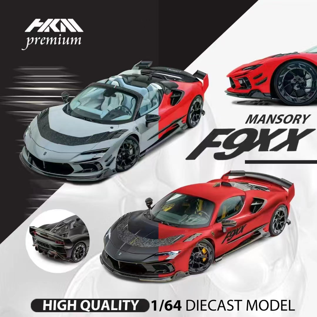 [Preorder] HKM 1:64 Mansory Ferarri SF90 F9XX Convertible (2 Colors)