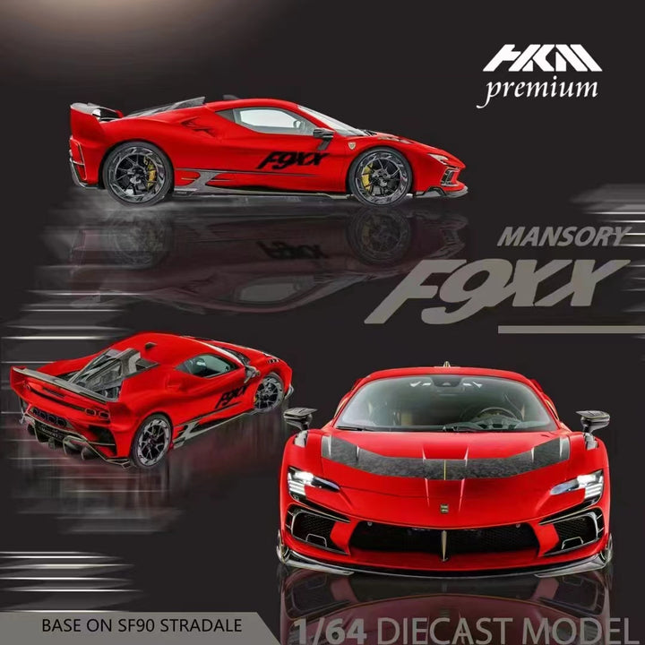 [Preorder] HKM 1:64 Mansory Ferarri SF90 F9XX Hard Top (2 Colors)