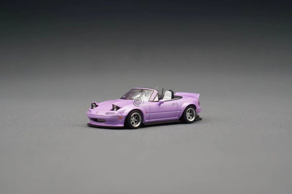 YM MODEL 1/64 マツダ ロケット バニー MX-5 ミアータ ブルー YM MODEL 1/64 マツダ ロケット バニー MX-5 3台セット