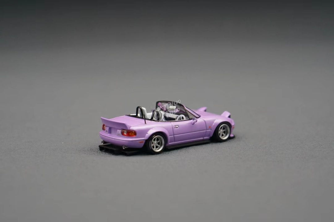[Preorder] Micro Turbo 1:64 Mazda Miata Eunos Roaster NA Pandem Rocket Bunny Purple