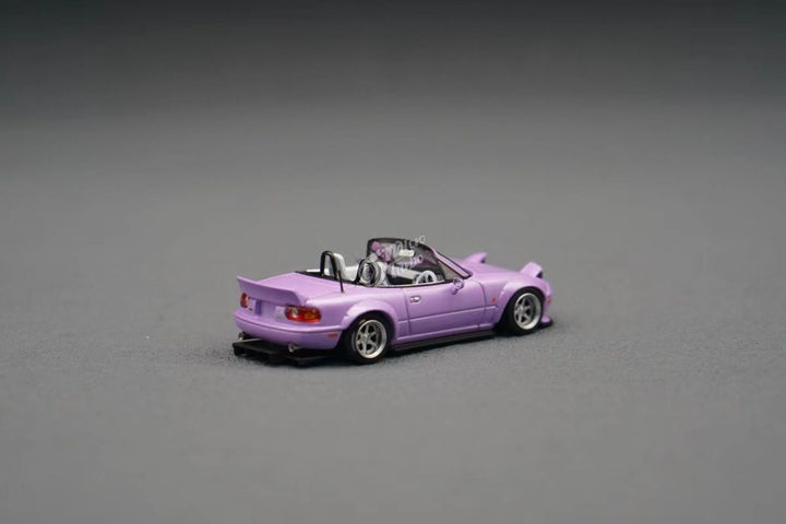 MicroTurbo 1:64 Mazda Miata Eunos Roaster NA Pandem Rocket Bunny Purple