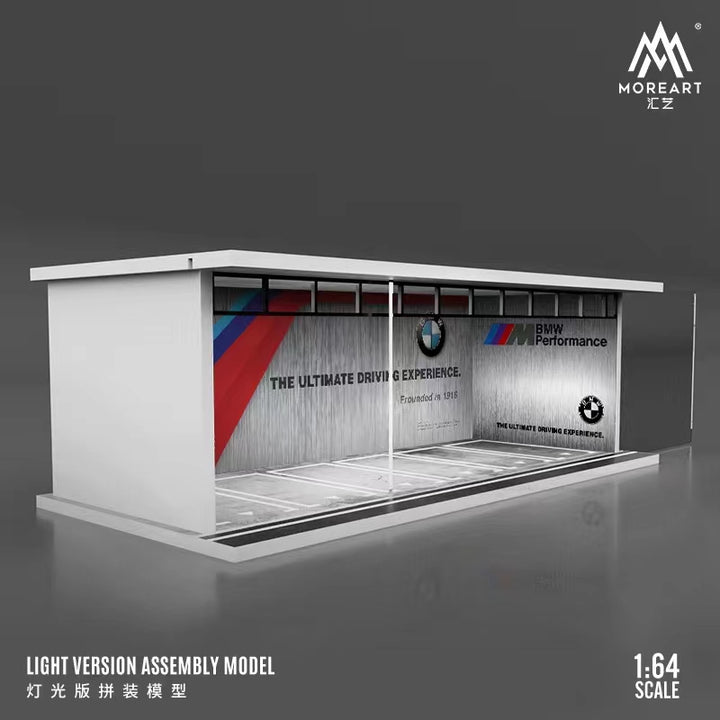 MoreArt 1:64 Diorama Parking Lot AMG / BMW / Honda / Mitsubishi