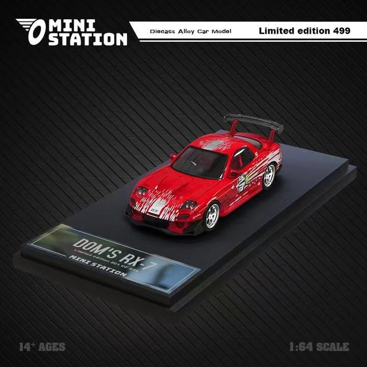 Mini Station 1:64 Dom's Rx-7 Fast & Furious