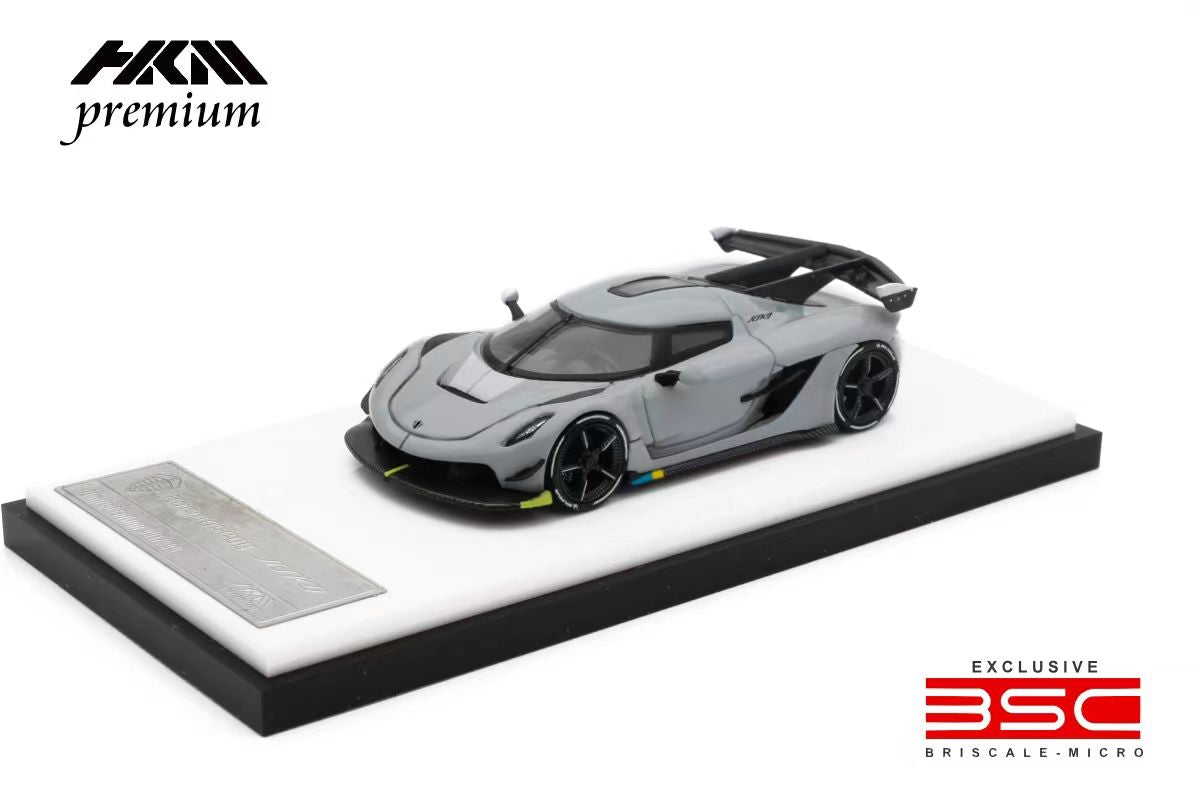 HKM 1:64 Koenigsegg Jesko Light Grey – Horizon Diecast