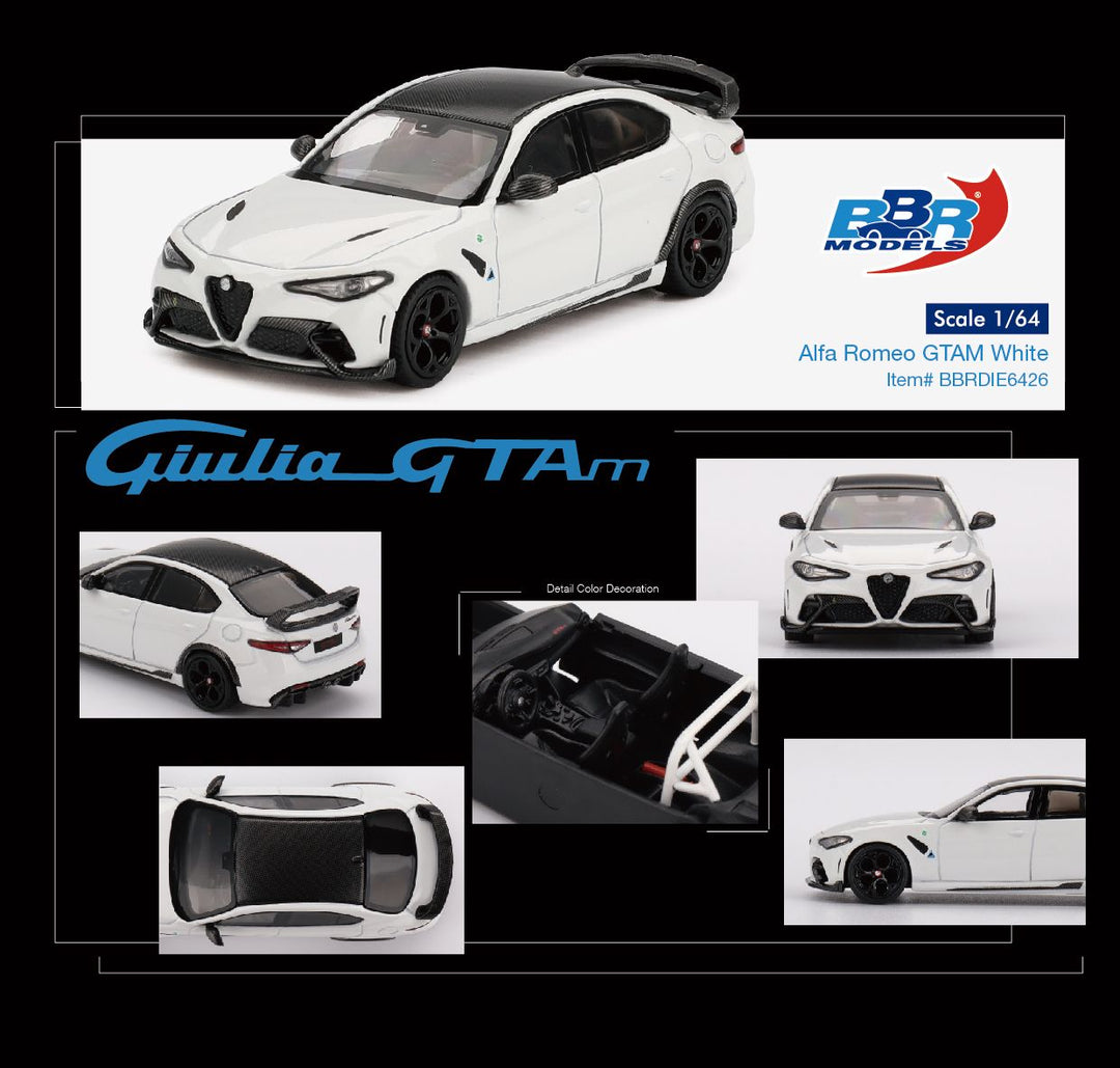 [Preoreder] BBR 1:64 Alfa Romeo Giulia GTA/ GTAm White (2 versions)