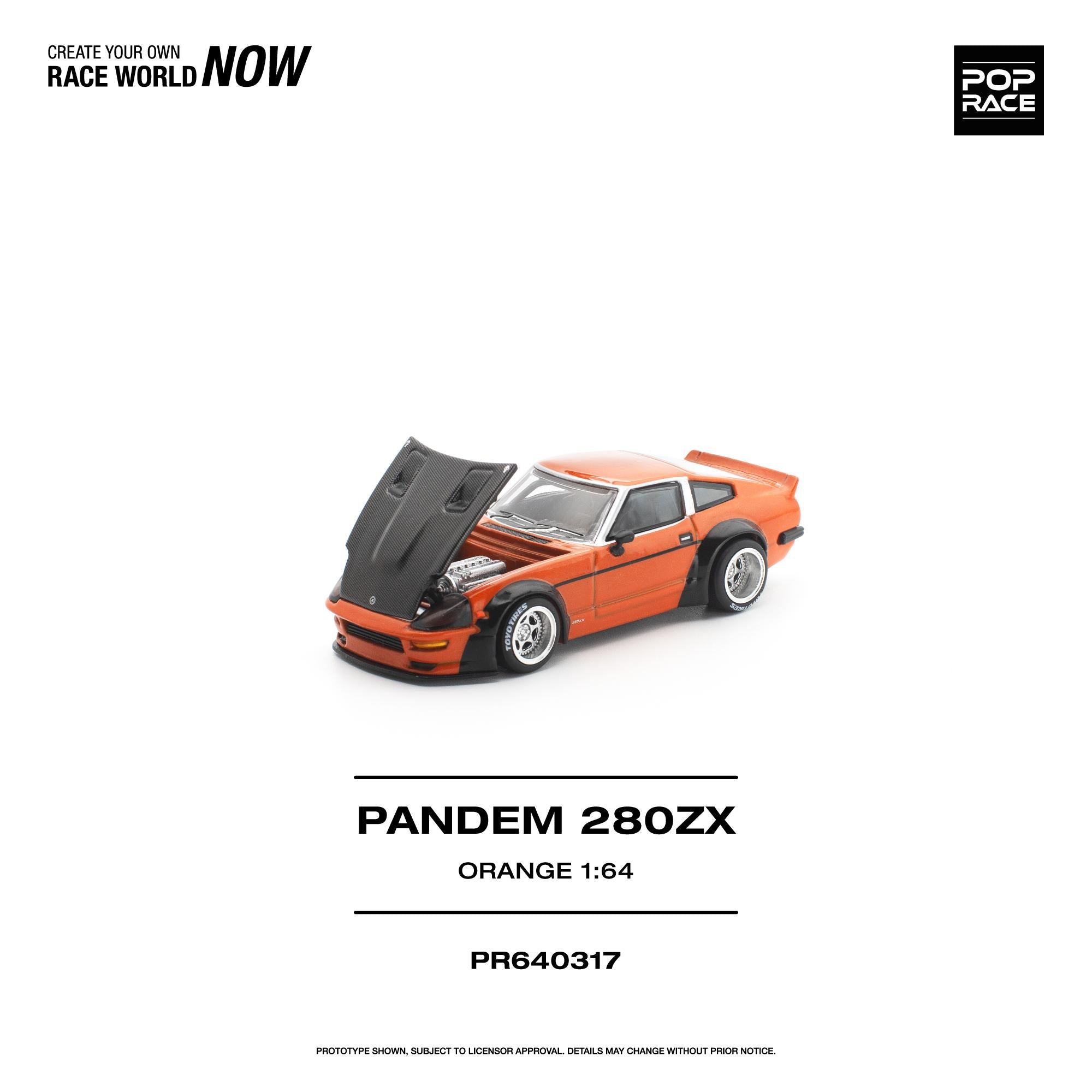 Preorder] POPRACE 1:64 Nissan PANDEM 280ZX PR640317 – Horizon Diecast