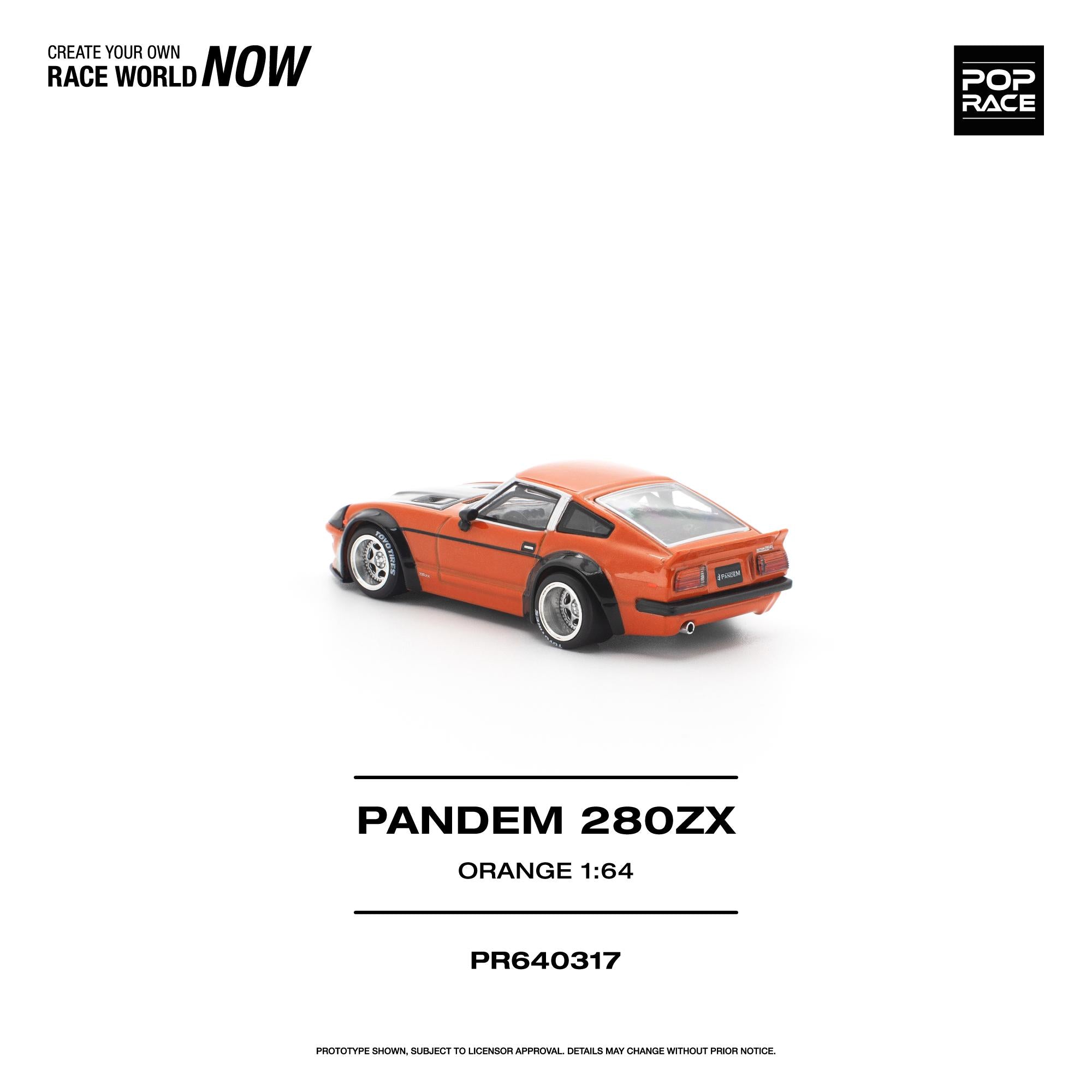 Preorder] POPRACE 1:64 Nissan PANDEM 280ZX PR640317 – Horizon Diecast