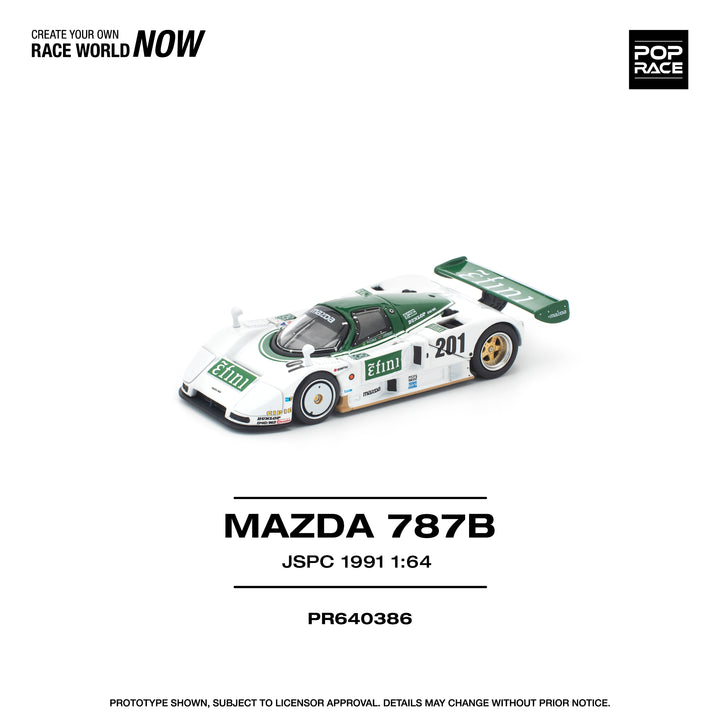 [Preorder] POPRACE 1:64 MAZDA 787B JSPC 1991 PR640386