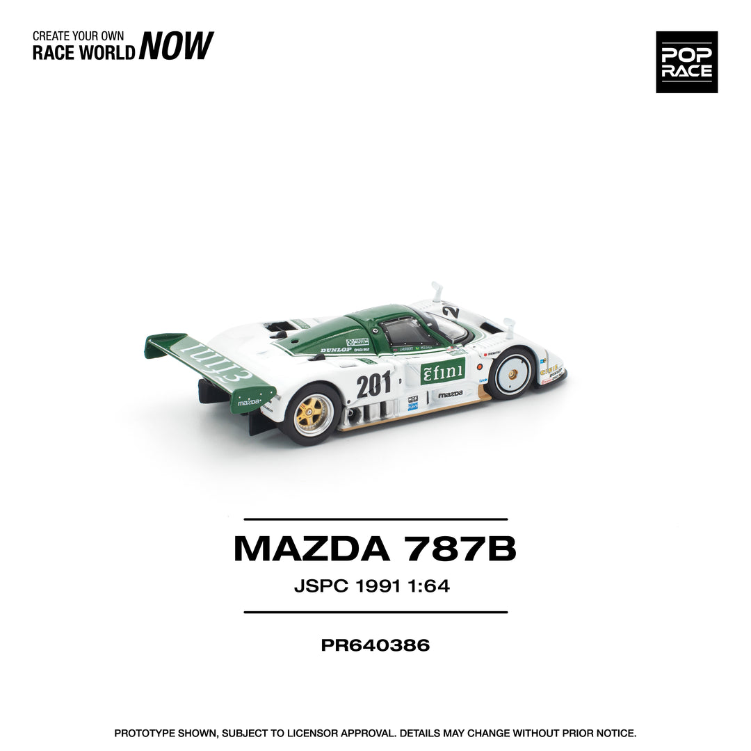 [Preorder] POPRACE 1:64 MAZDA 787B JSPC 1991 PR640386