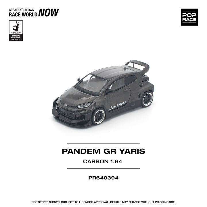 [Preorder] POPRACE 1:64 PANDEM GR YARIS CARBON EDITION PR640394