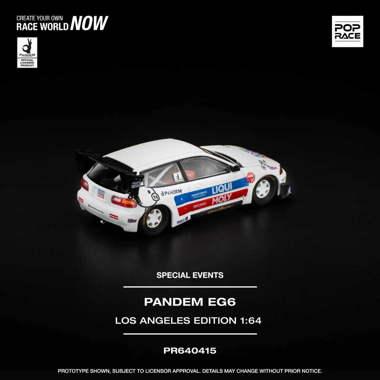 ミニカー POPRACE 1/64 PANDEM BRZ PR64-363 POPRACE 1:64 PANDEM EG6 LOS ANGELES EDITION PR640415 – Horizon Diecast