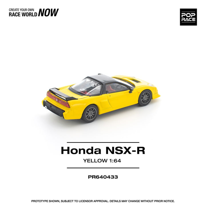 [Preorder] POPRACE 1:64 HONDA NSX-R YELLOW PR640433