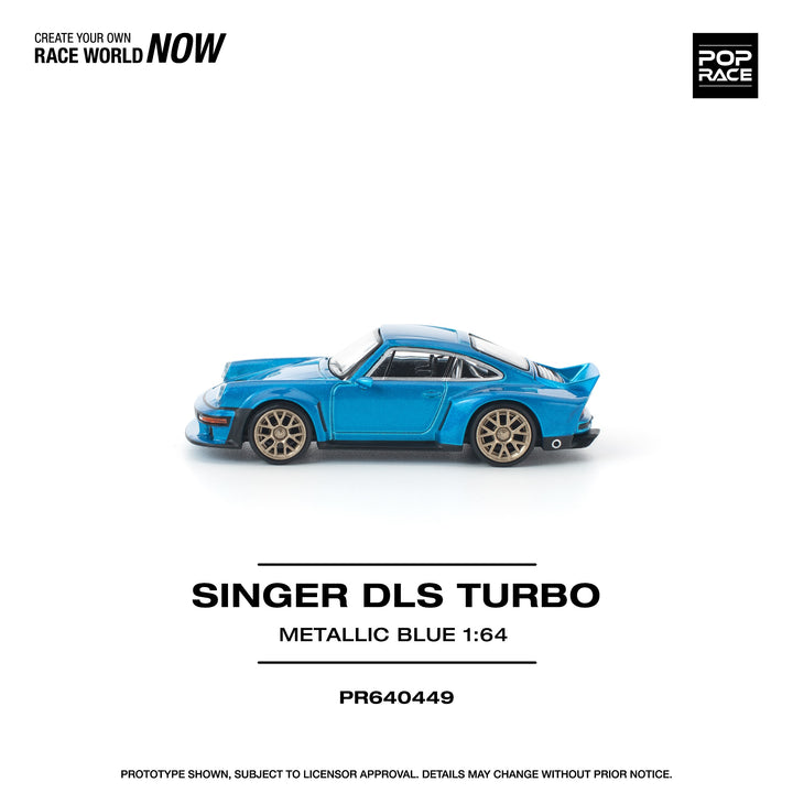 [Preorder] POPRACE 1:64 SINGER DLS TURBO METALLIC BLUE PR640449