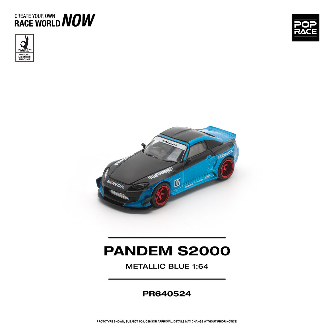 [Preorder] POPRACE 1:64 Honda PANDEM S2000 PR640524
