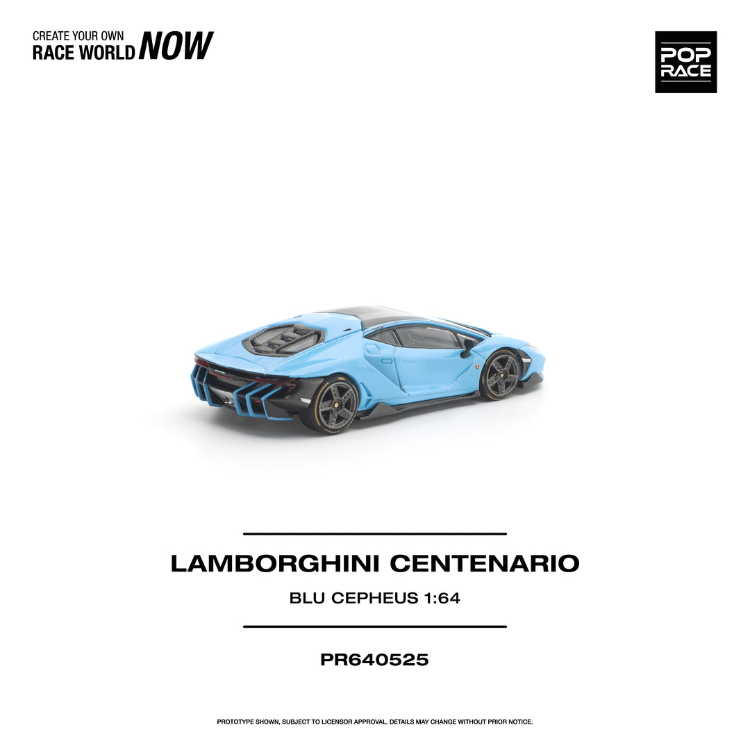 [Preorder] POPRACE 1:64 Lamborghini CENTENARIO BLU CEPHEUS PR640525