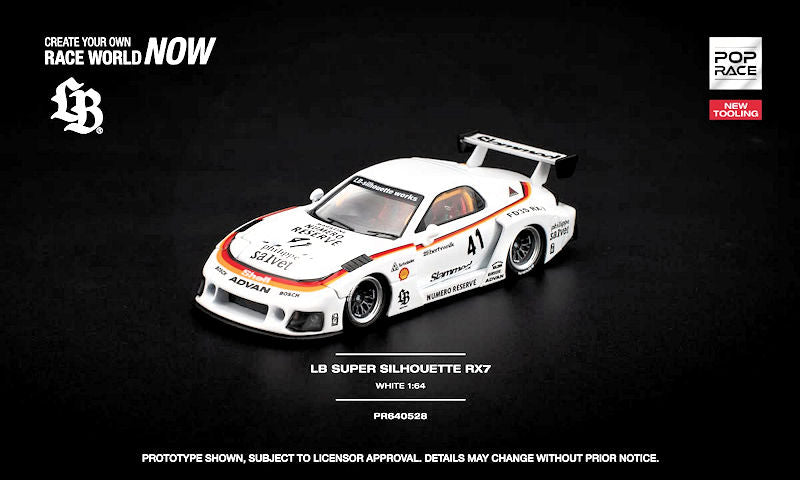 Preorder] POPRACE 1:64 LB SUPER SILHOUETTE RX7 (FD3S) PR640528