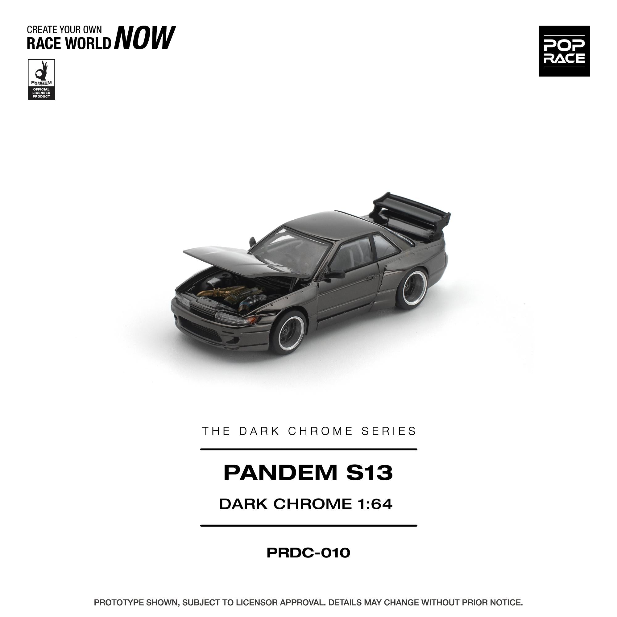 Preorder] POPRACE 1:64 Pandem S13 Dark Chrome PRDC010 – Horizon
