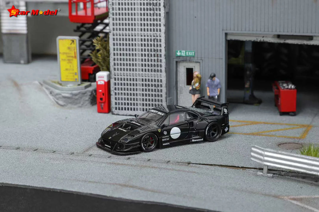 LBWK F40 ブラック Star Model 1/64 ダイキャスト Star Model 1:64 LB-Works Ferrari F40 (4 Versions) – Horizon