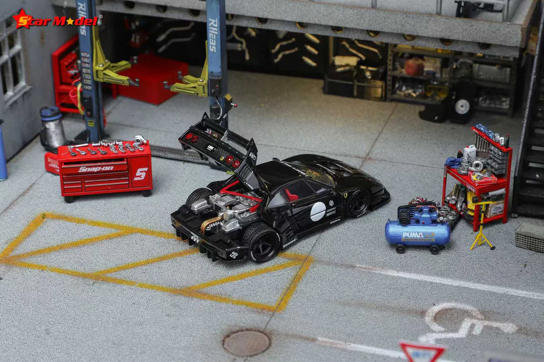 LBWK F40 ブラック Star Model 1/64 ダイキャスト Star Model 1:64 LB-Works Ferrari F40 (4 Versions) – Horizon