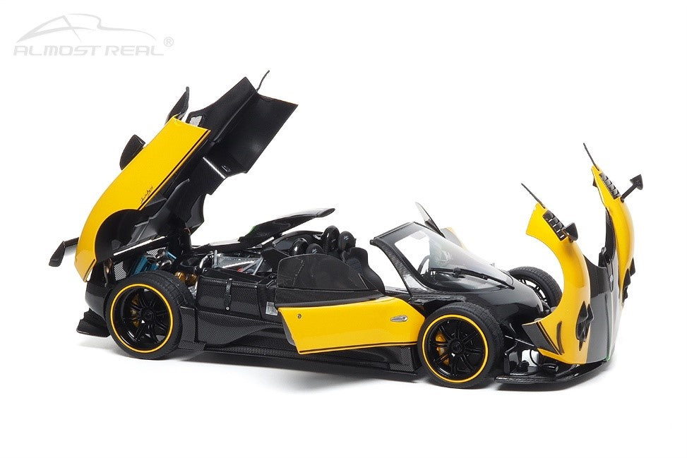 [Preorder] Almost Real 1:18  Pagani Zonda Cinque Roadster - 2009 - Giallo Ginevra 850613001