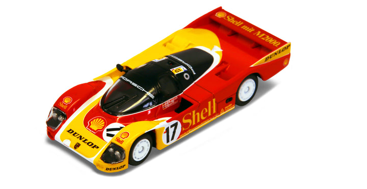 Sparky x Tiny 1:64 Porsche 962C SHELL COMBO - Le Mans 1988 #18 & DUNLOP SUPERCUP H.J.STUCK 1987 #17 YCOMBO64005