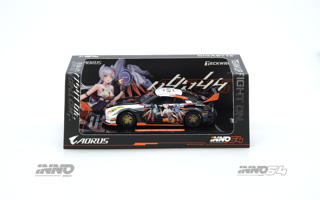 [Preorder] Inno64 1:64 GT-R R35 WIDEBODY AORUS X INNO64 Limited Edition IN64-R35LB-AORUS
