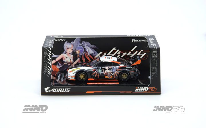 [Preorder] Inno64 1:64 GT-R R35 WIDEBODY AORUS X INNO64 Limited Edition IN64-R35LB-AORUS