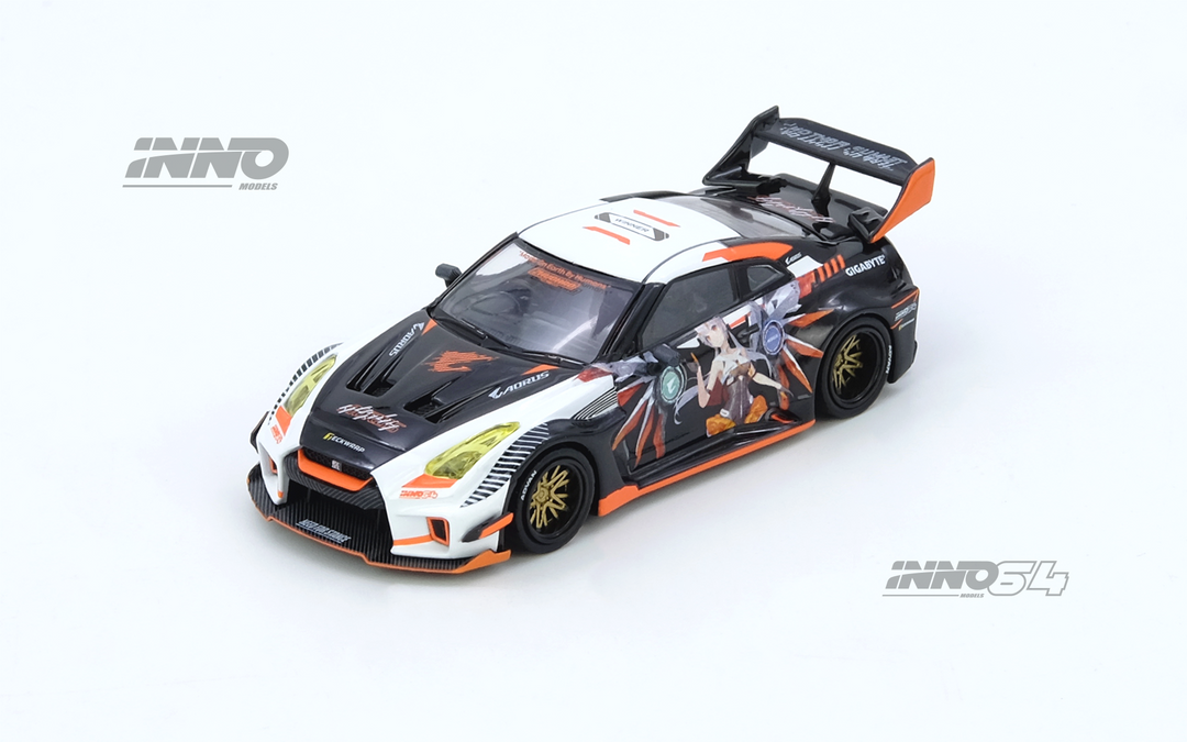 Inno64 1:64 GT-R R35 WIDEBODY AORUS X INNO64 Limited Edition IN64-R35L ...