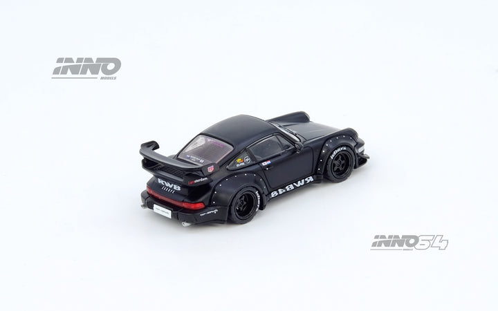 [Preorder] Inno64 1:64 Porsche RWB 964 Black Matt IN64-RWB964-BM
