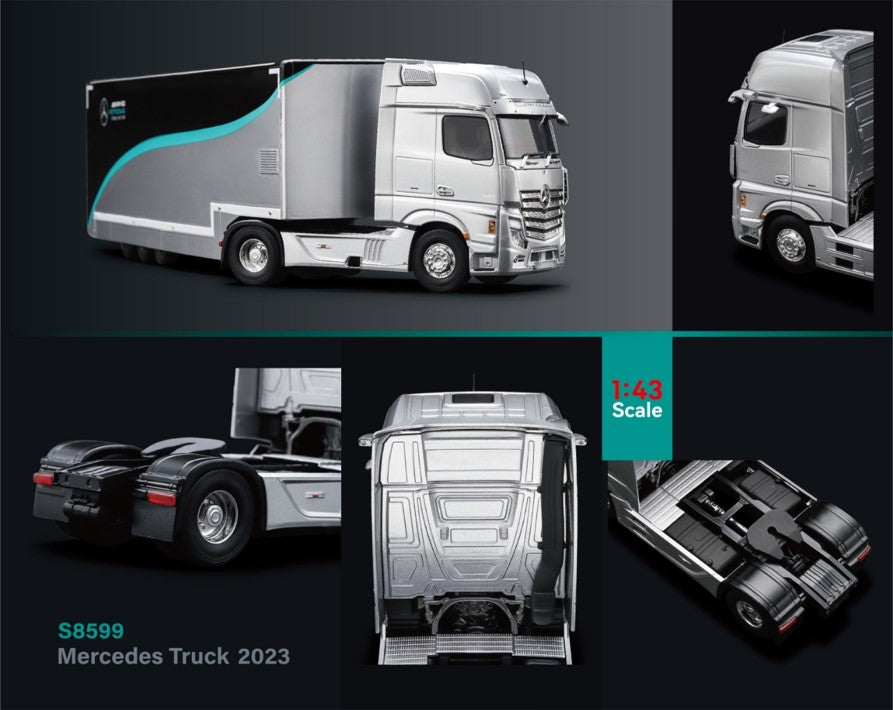 Solido 1:24 Mercedes-Benz Actros SZM Año de construcción 2019 rojo lava S2400201 modelo coche Solido 1:24 Mercedes-Benz Actros SZM Año de construcción 2019 rojo lava S2400201 modelo coche