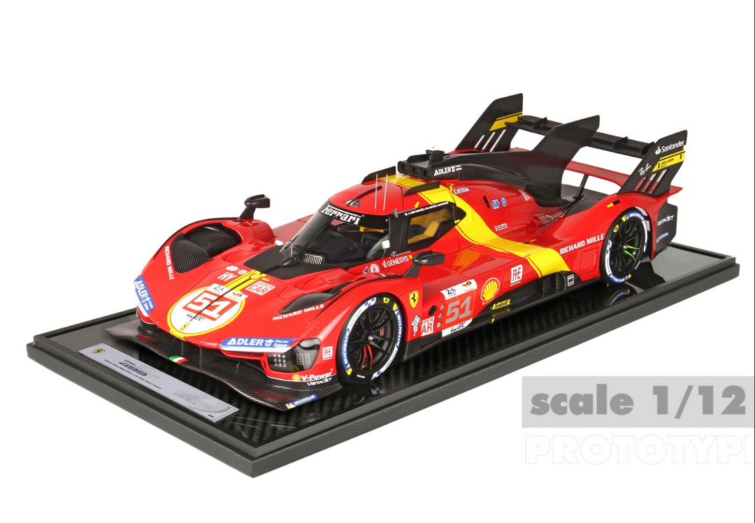 [Preorder] BBR 1:12 Ferrari 499P  Winner Le Mans 2023 Car N.51