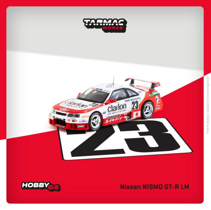 [Preorder] Tarmac Works 1:64 Nissan NISMO GT-R LM 24h of Le Mans 1995 Presentation T64-067-95LM23