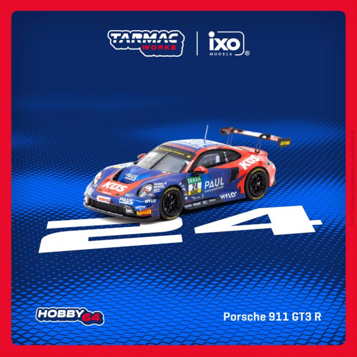 [Preorder] Tarmac Works 1:64 Porsche 911 GT3 R DTM 2023 Ayhancan Güven T64-084-23DTM24