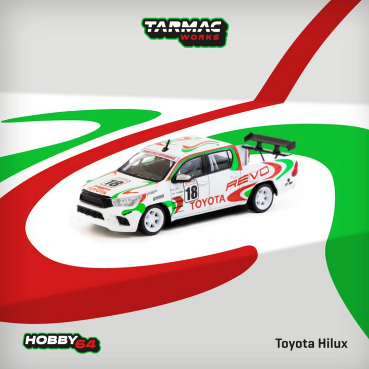 [Preorder] Tarmac Works 1:64 Toyota Hilux White T64-041-WH2