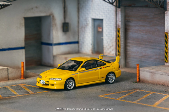 [Preorder] Tarmac Works 1:64 Honda Integra TYPE R DC2 MUGEN Sunlight Yellow T64G-TL059-YL