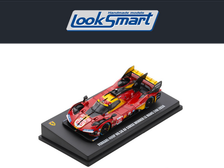 [Preorder] Looksmart 1:64 Ferrari 499P 296 GT3 And SF25 Racing (5 Versions)