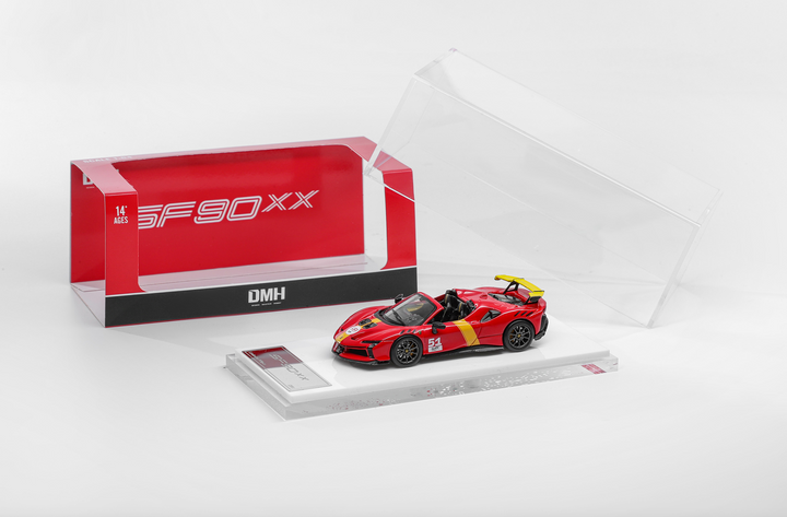 [Preorder] DMH 1:64 Ferrari Supercar SF90 XX Spider Roadster Le Mans3 Racing Edition (3 Colours)