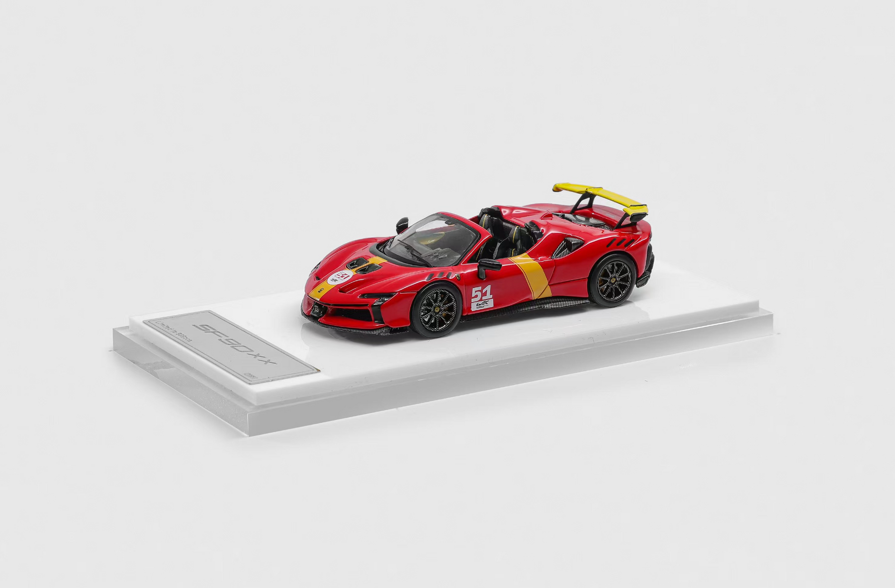 DMH 1:64 Ferrari Supercar SF90 XX Spider Roadster Le Mans3 Racing Edit 3 Colours DMH 1:64 Ferrari Supercar SF90 XX Spider Roadster Le Mans3 Racing Edit 3 Colours