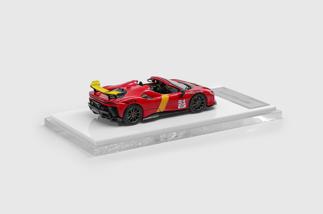 ☆1/64 Ferrari SF90 XX DMH イエロー ミニカー☆ Preorder] DMH 1:64 Ferrari SF90 XX Stradale hardtop (3