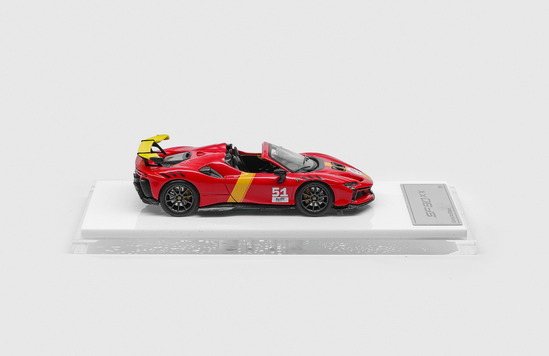 ☆1/64 Ferrari SF90 XX DMH イエロー ミニカー☆ Preorder] DMH 1:64 Ferrari Supercar SF90 XX Spider Roadster