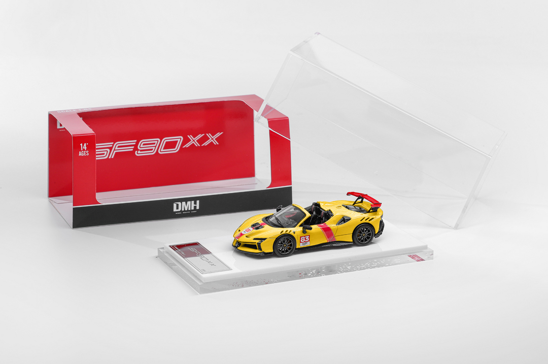 ☆1/64 Ferrari SF90 XX DMH イエロー ミニカー☆ 999台限定 1/64 Ferrari SF90 XX DMH Design Master Hobby