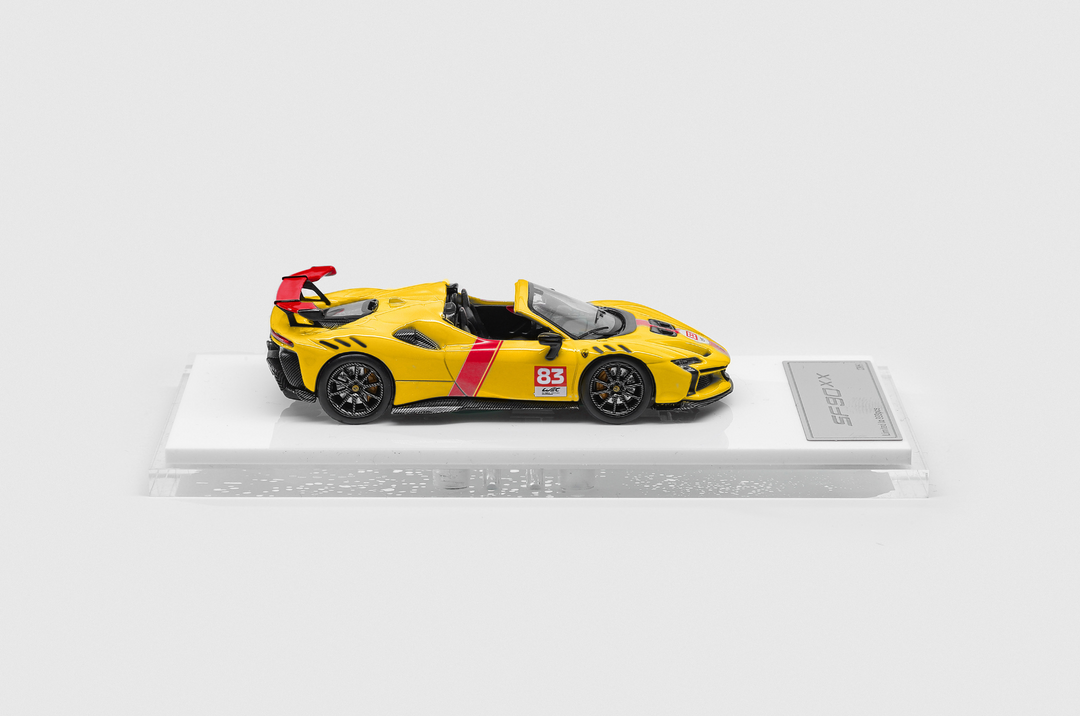 ☆1/64 Ferrari SF90 XX DMH イエロー ミニカー☆ Preorder] DMH 1:64 Ferrari Supercar SF90 XX Spider Roadster