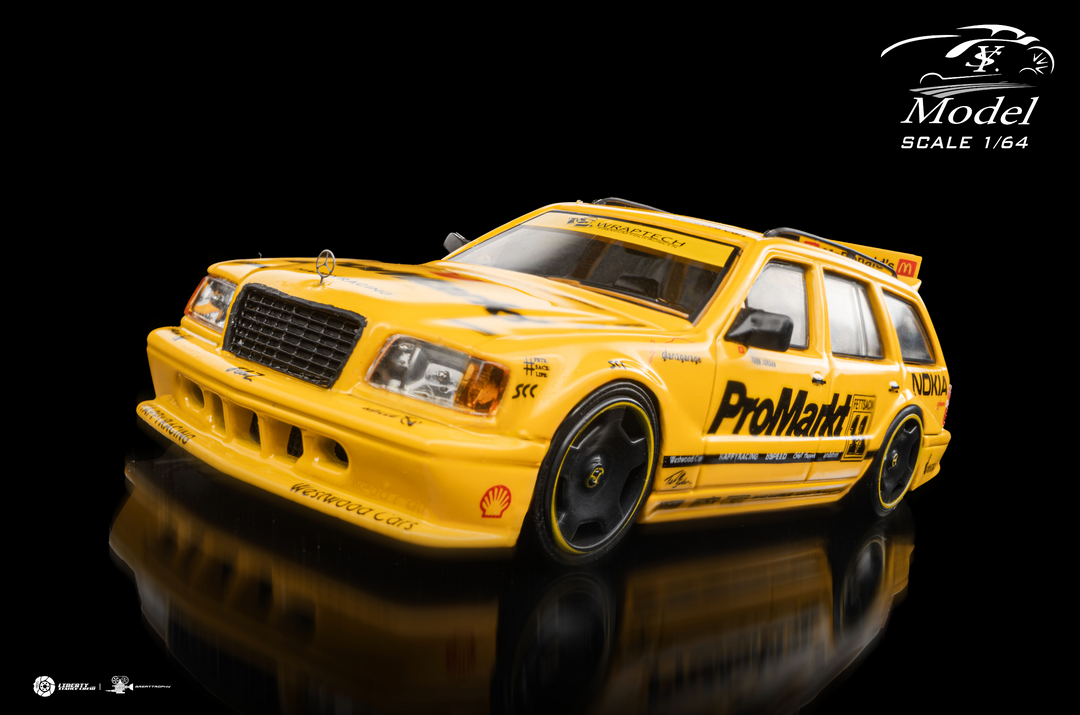 [Preorder] YS Model 1:64 Mercedes-Benz S124 modified version (2 Colours)