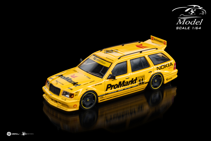 [Preorder] YS Model 1:64 Mercedes-Benz S124 modified version (2 Colours)