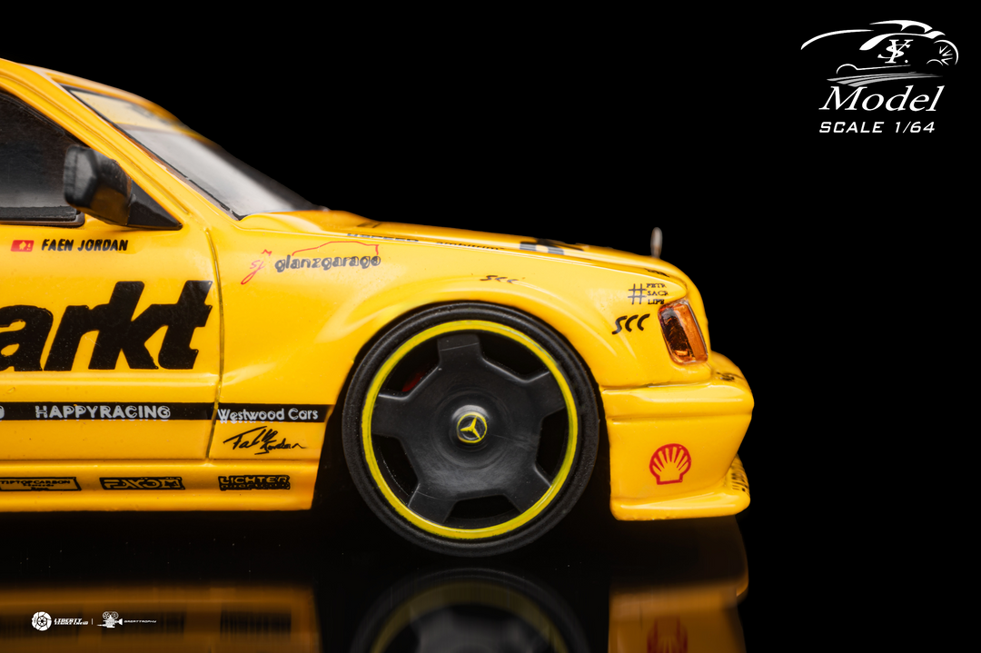 [Preorder] YS Model 1:64 Mercedes-Benz S124 modified version (2 Colours)