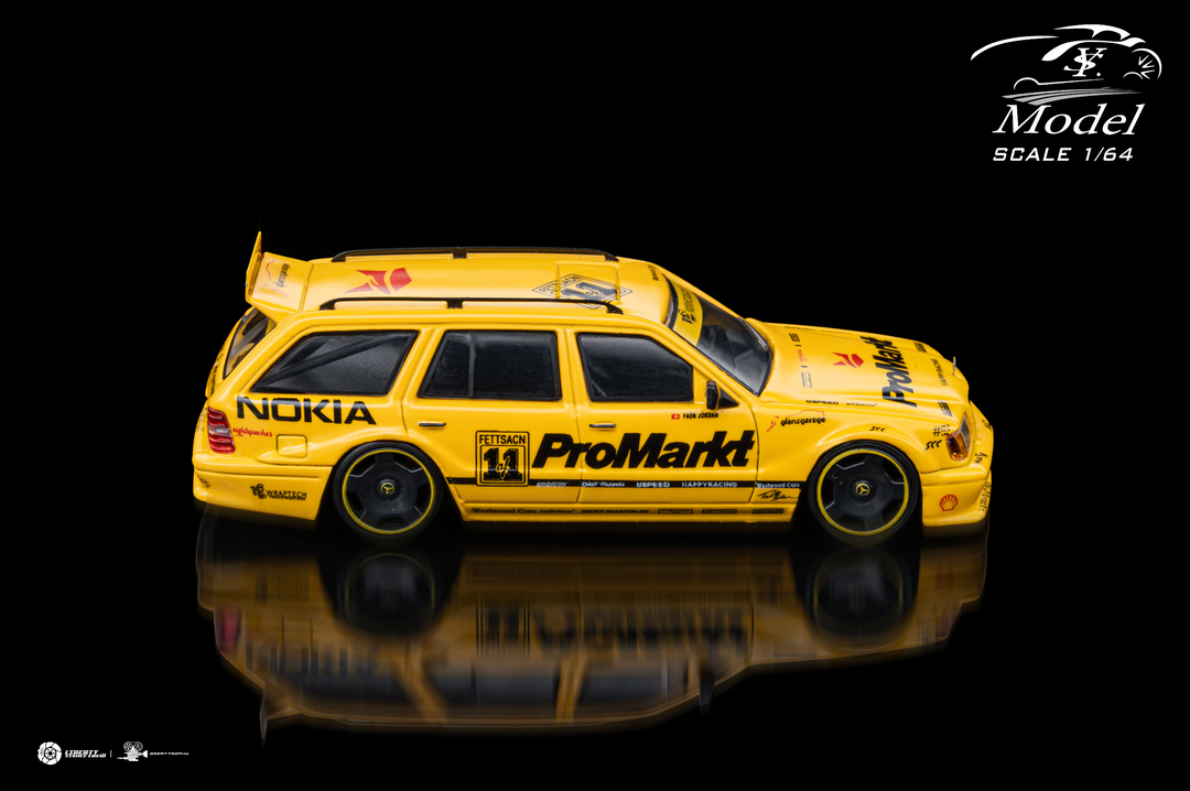 [Preorder] YS Model 1:64 Mercedes-Benz S124 modified version (2 Colours)